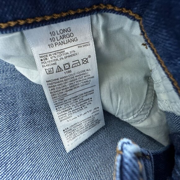 Old Navy Mid Rise Pop Icon Skinny Jeans Womens Size 10 Long Medium Wash Blue - Picture 5 of 11